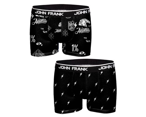 Набор из 2-х мужских боксеров  JohnFrank JF2BMC08